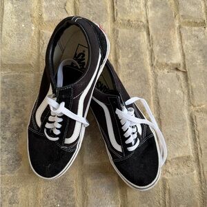 Vans Classic Black and White Shoes